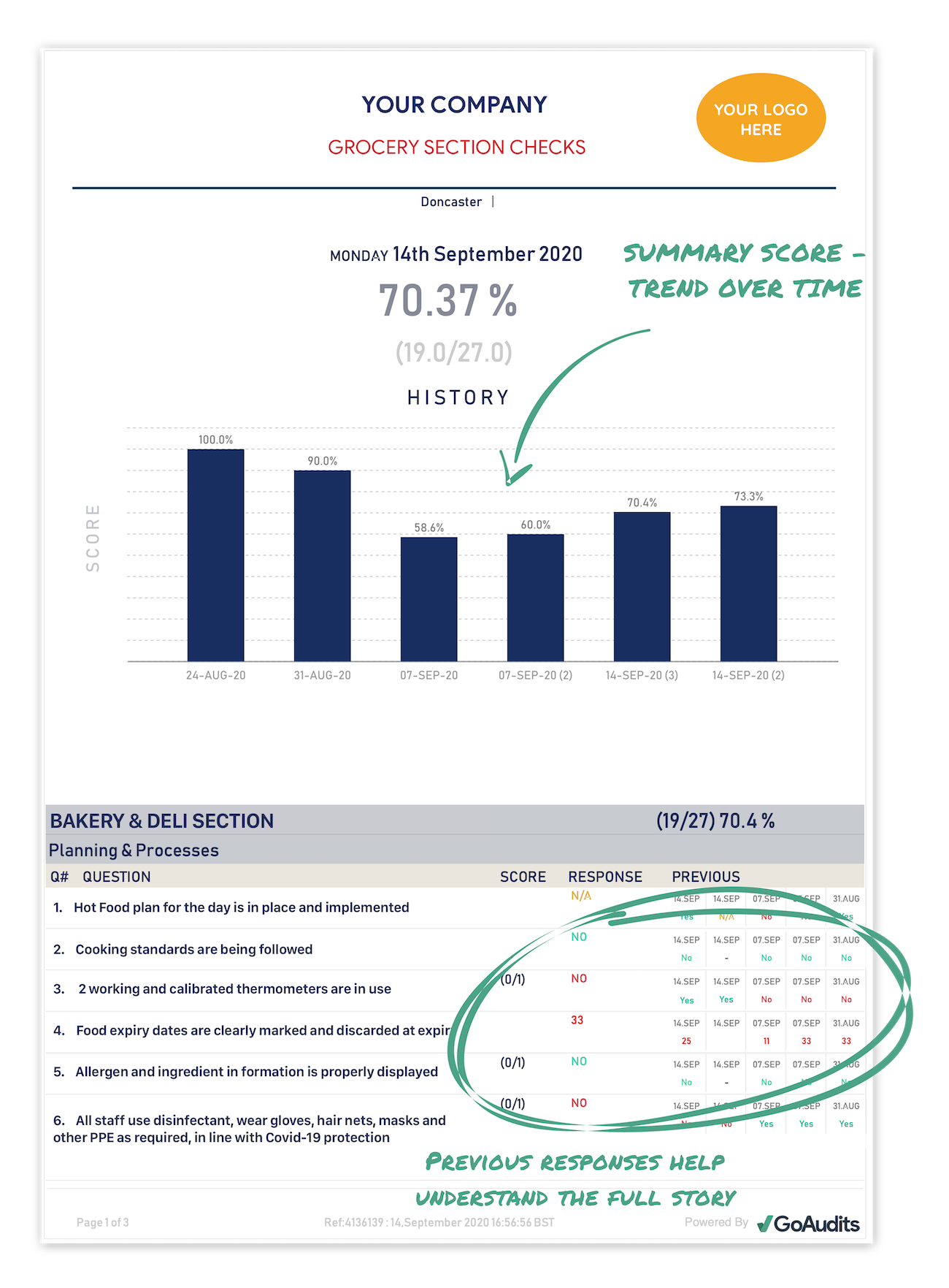 auditing app report