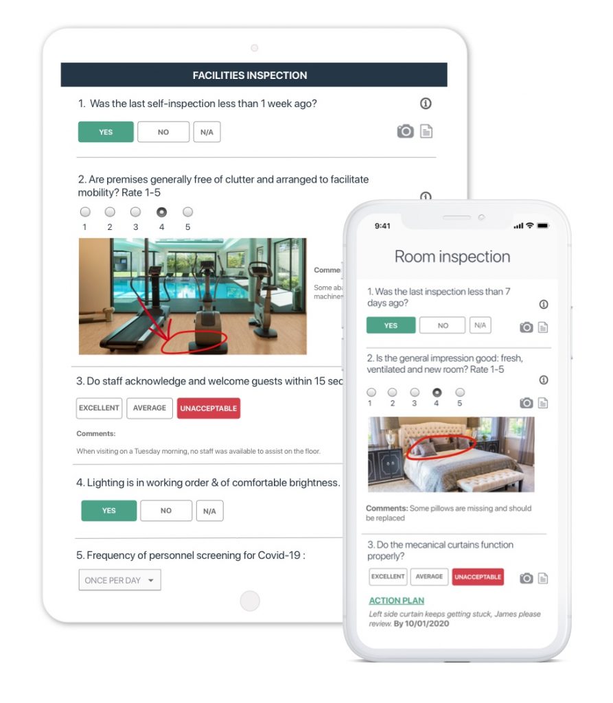 hotel quality assurance app