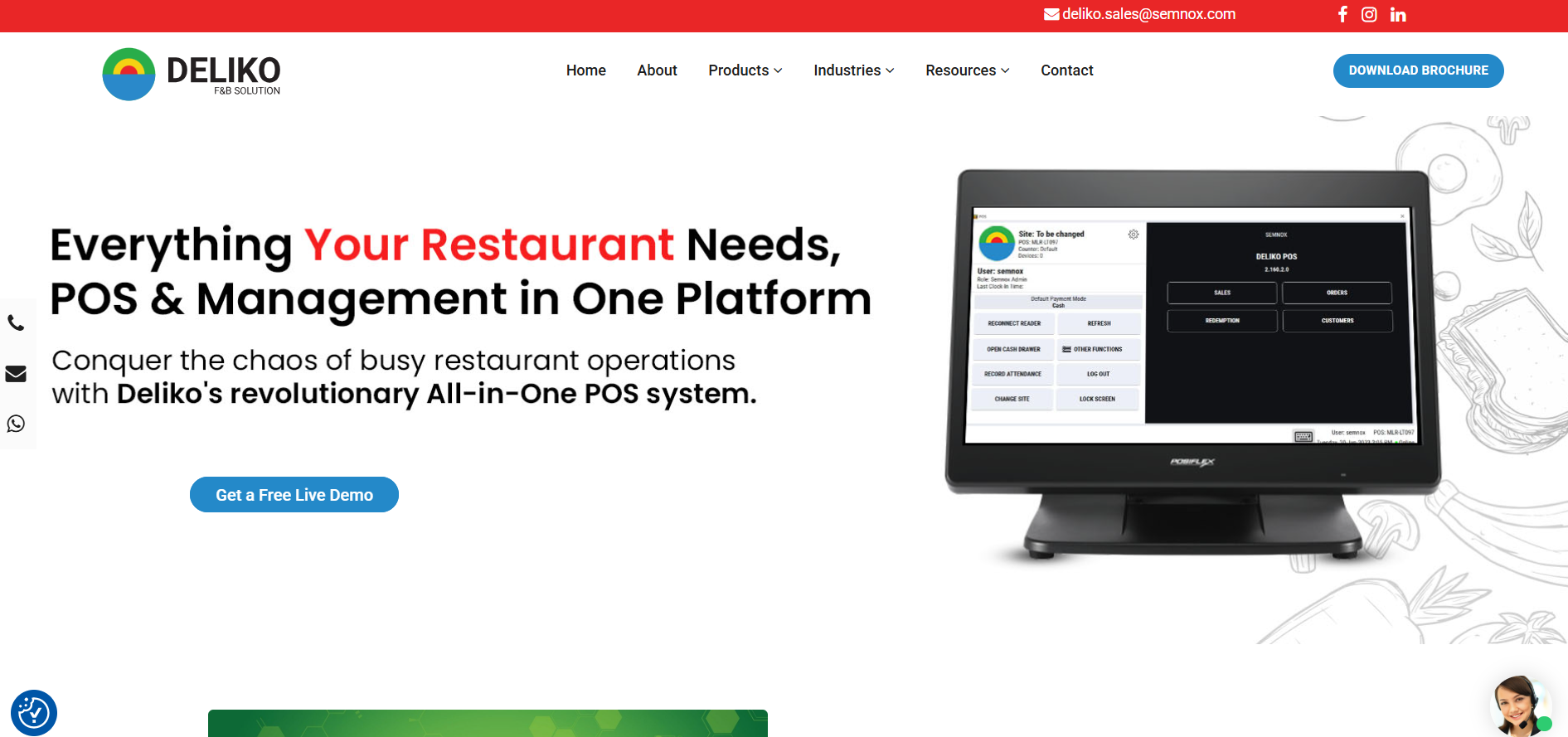 Deliko F&B Solution