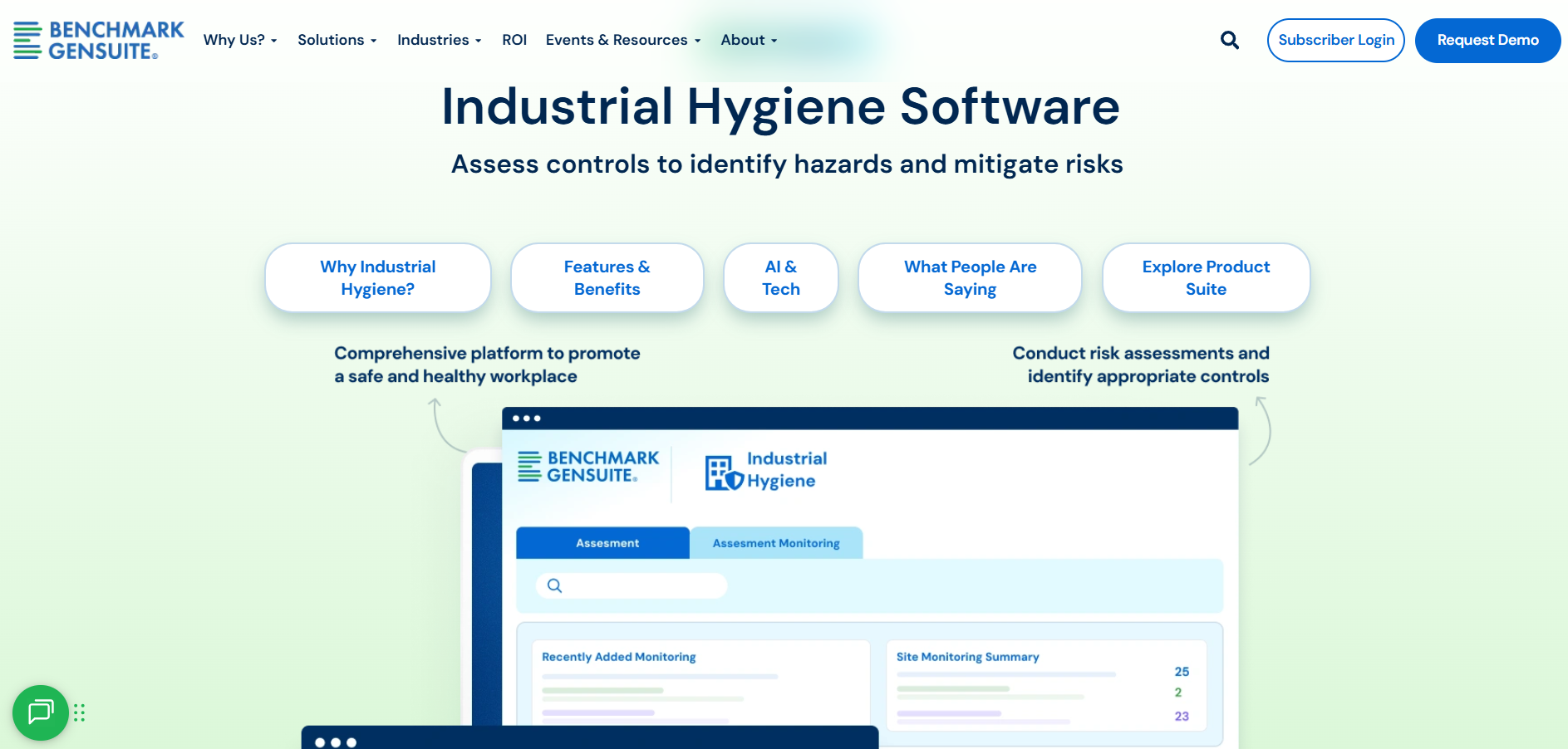 Benchmark Gensuite Industrial Hygiene Software